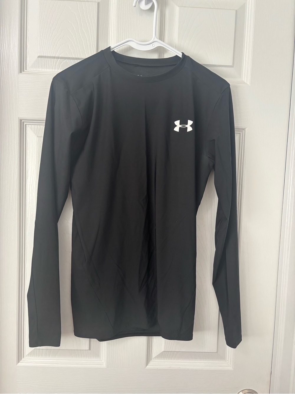 LG Black HeatGear Performance Top with White Logo